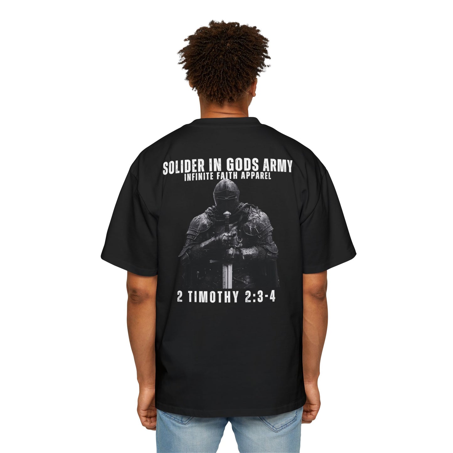 Soldier in God's Army Oversized Tee