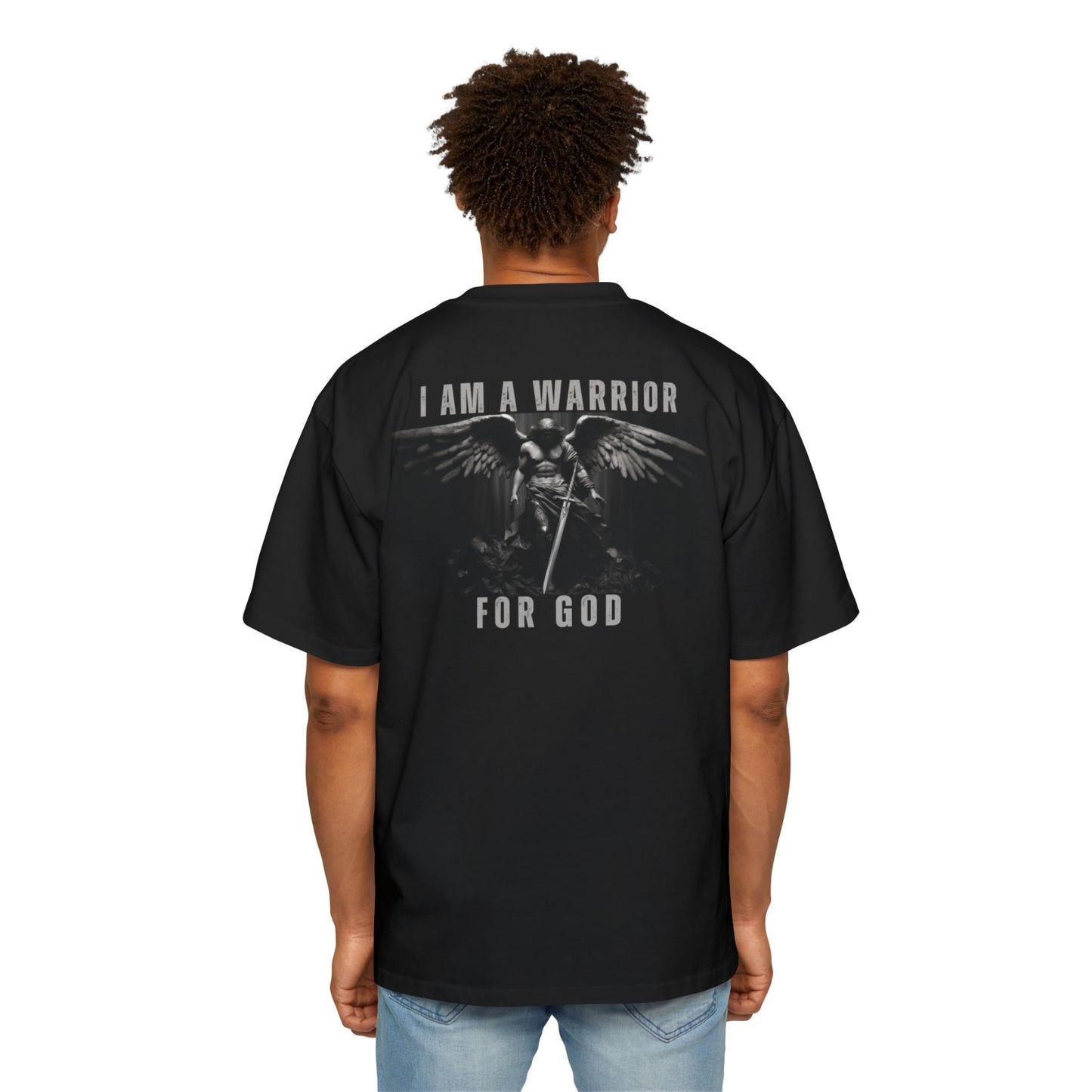 "I Am A Warrior For God" Oversized Tee