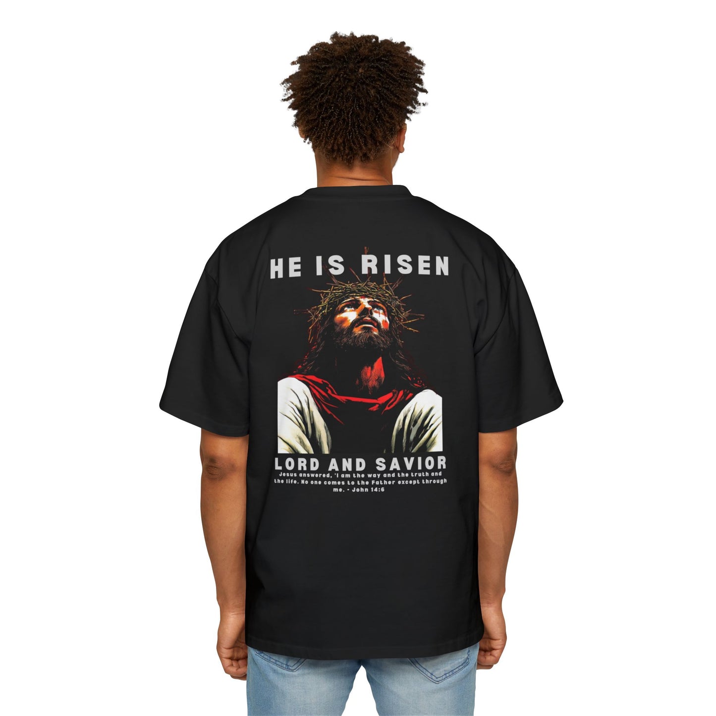He is Risen Oversized Tee