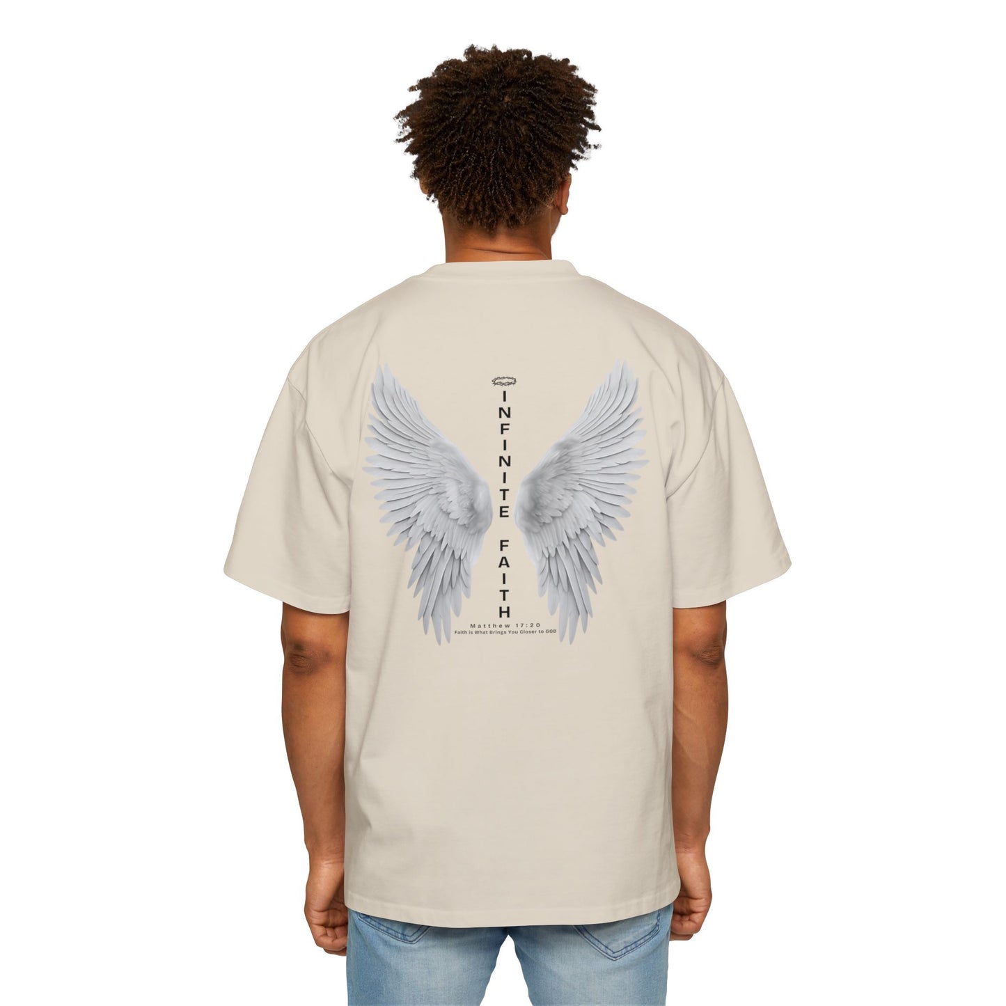 Angelic Infinite Faith Oversized Tee