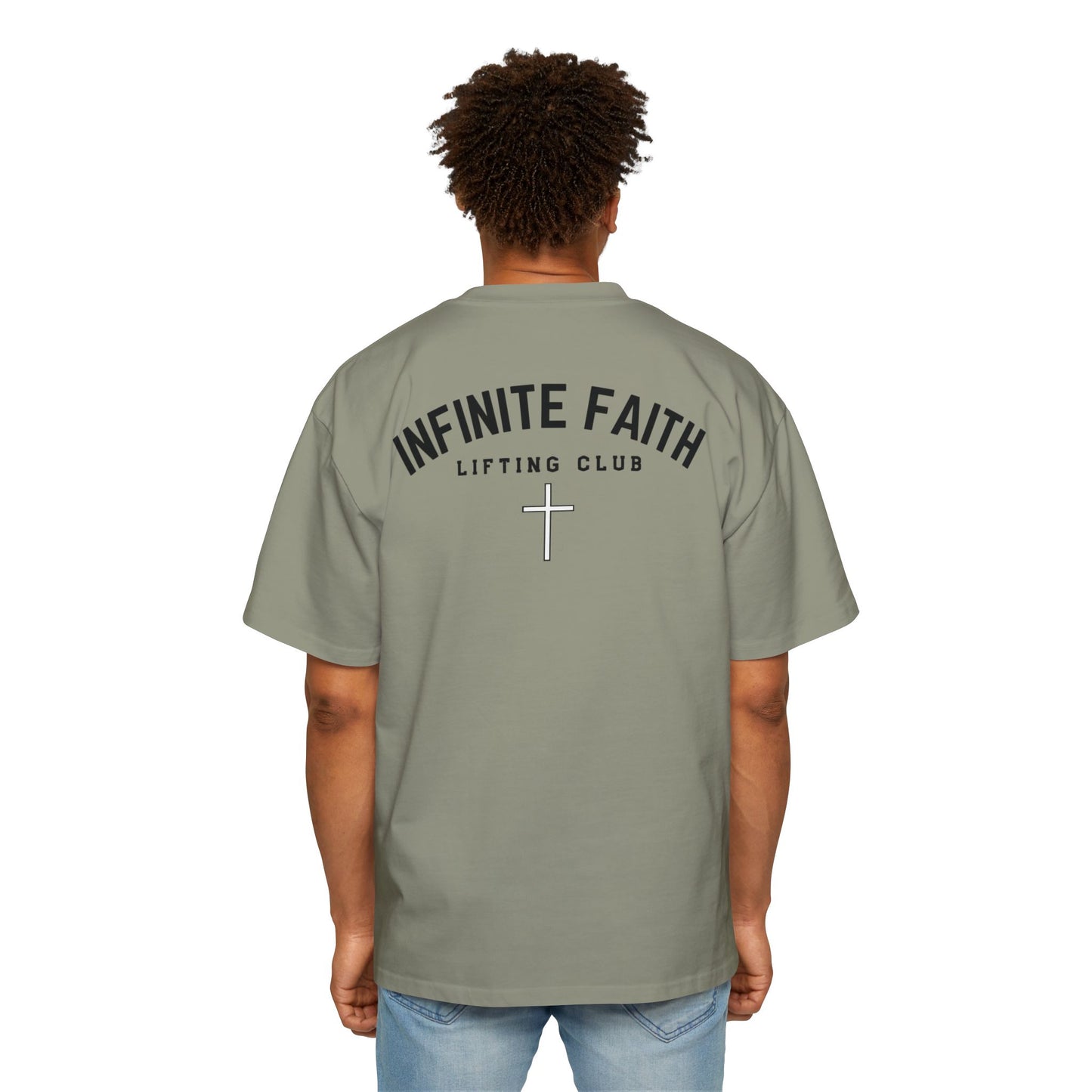 Infinite Faith Lifting Club Oversized Tee