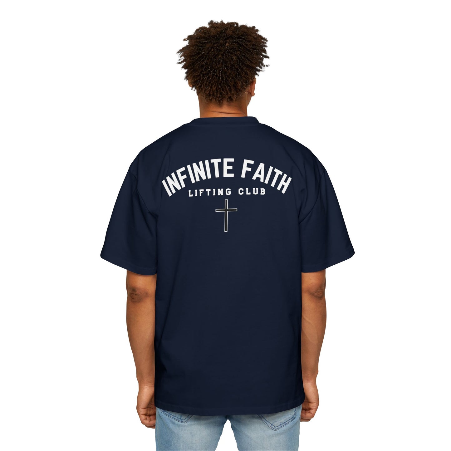Infinite Faith Lifting Club Oversized Tee