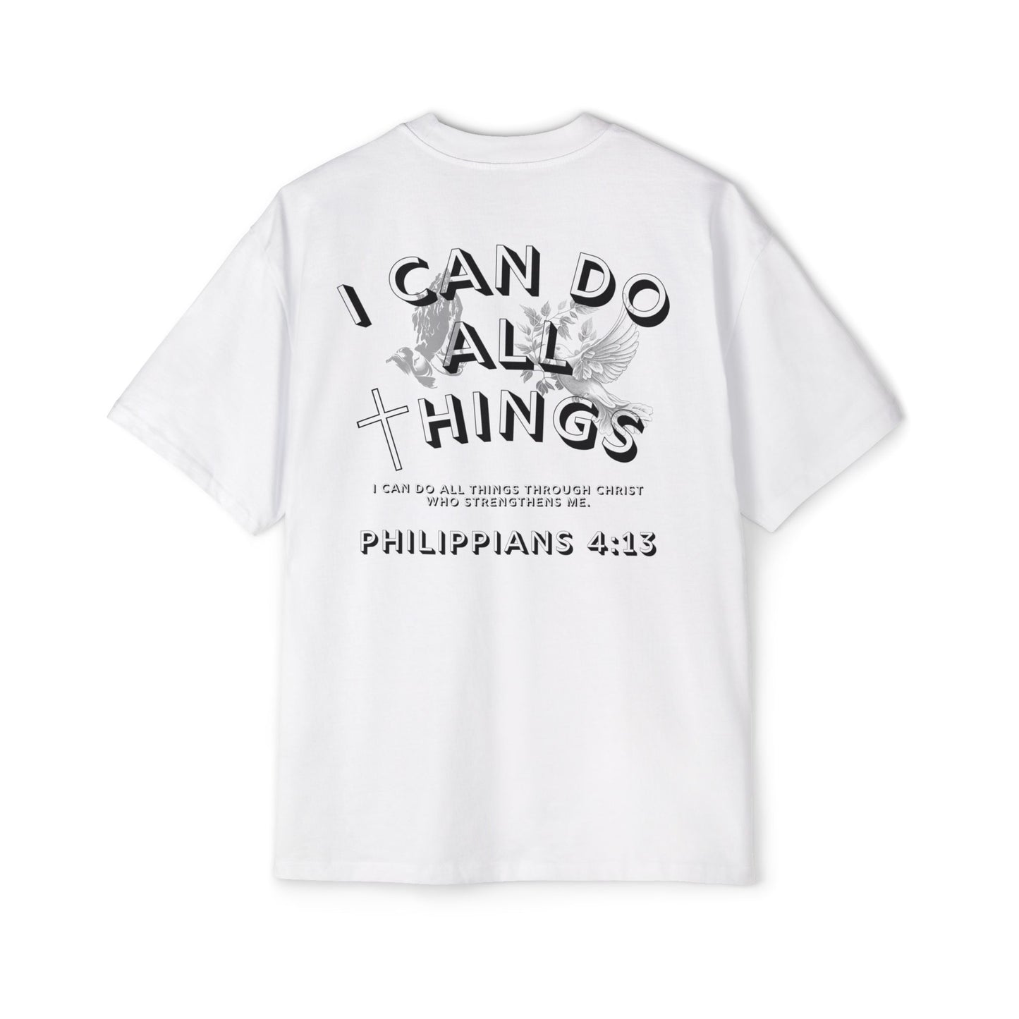 I Can Do All Things 'Philippians 4:13' Oversized Tee