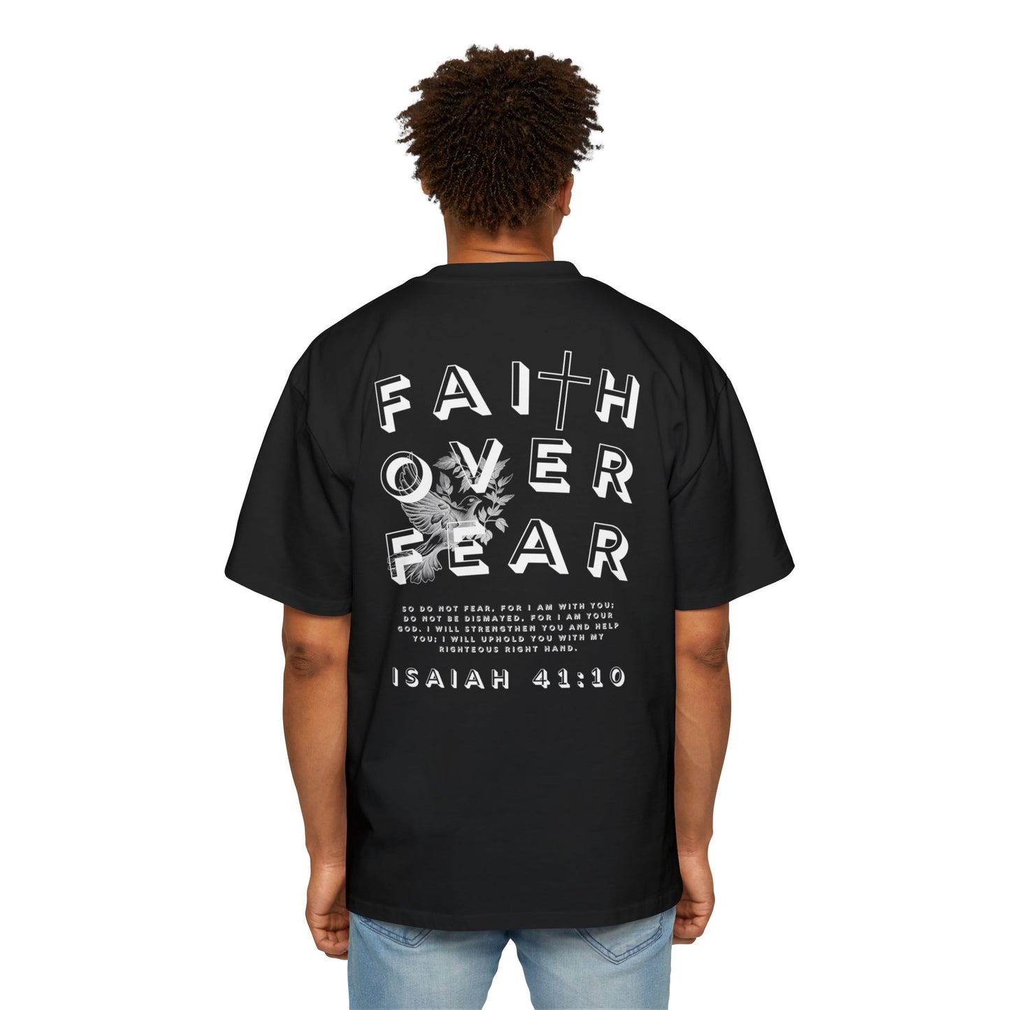 Faith Over Fear Oversized Tee