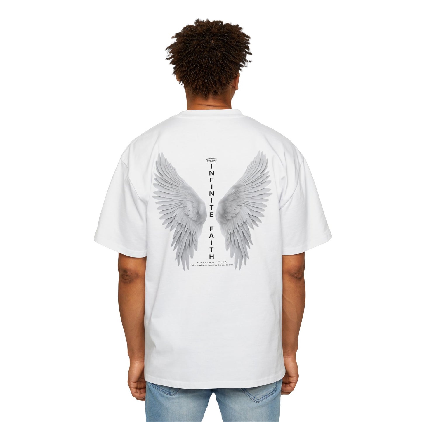 Angelic Infinite Faith Oversized Tee