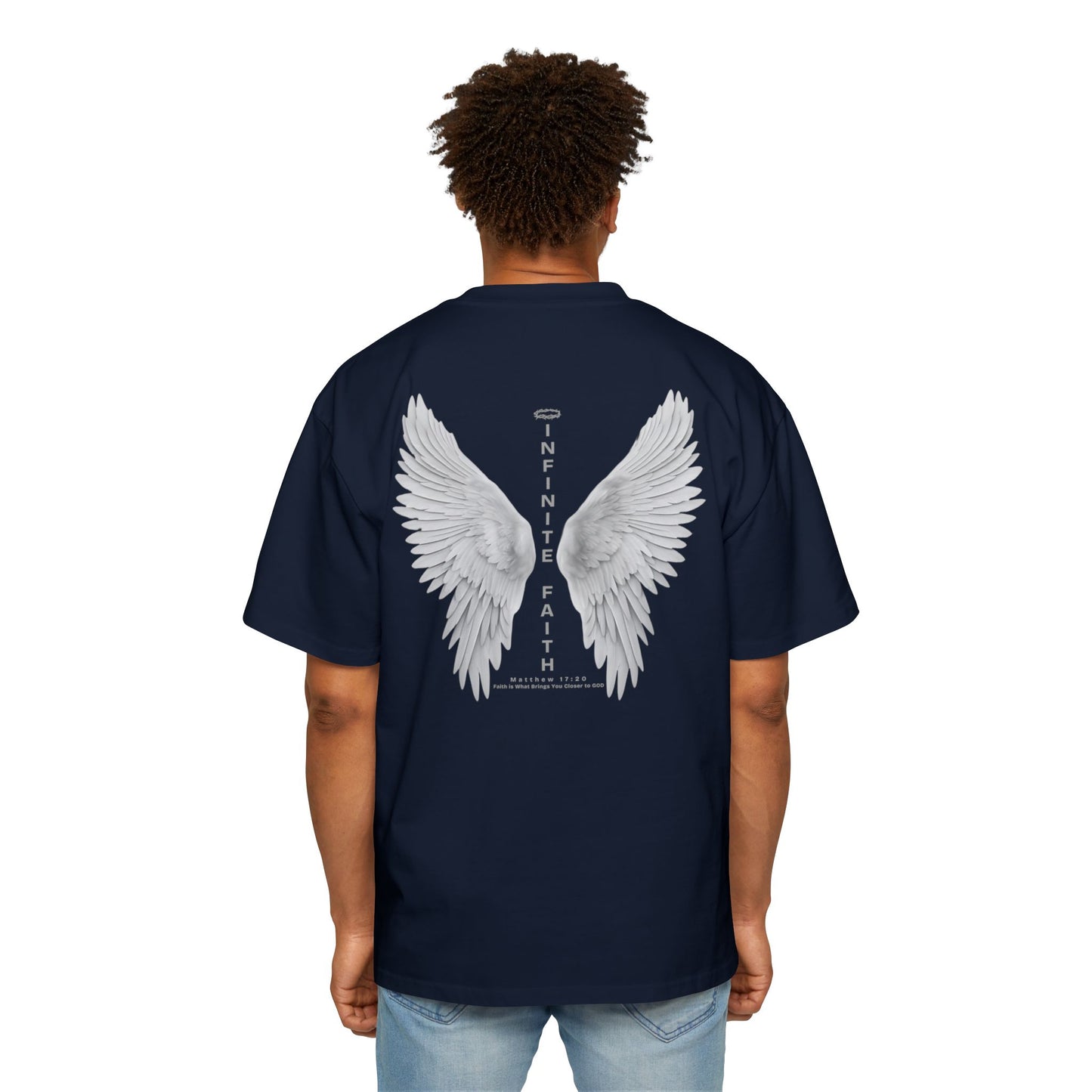 Angelic Infinite Faith Oversized Tee