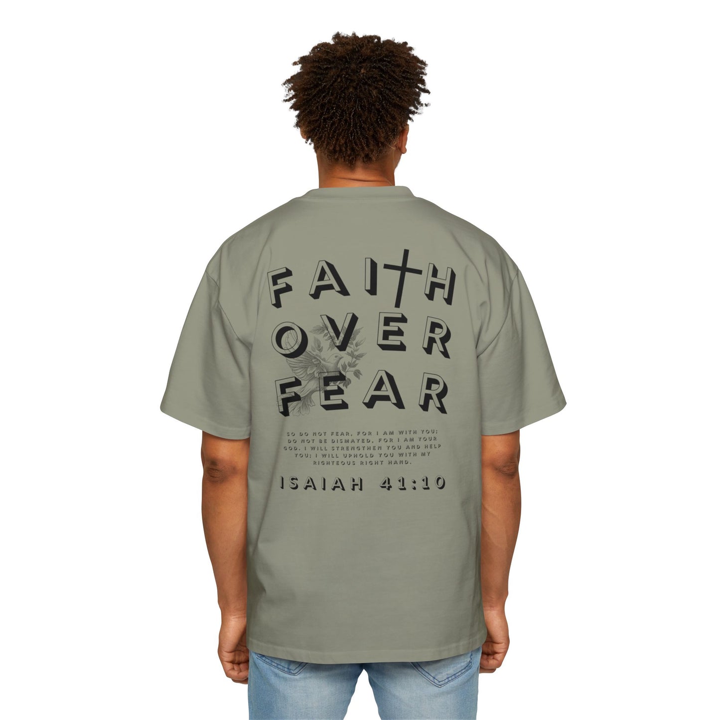 Faith Over Fear Oversized Tee