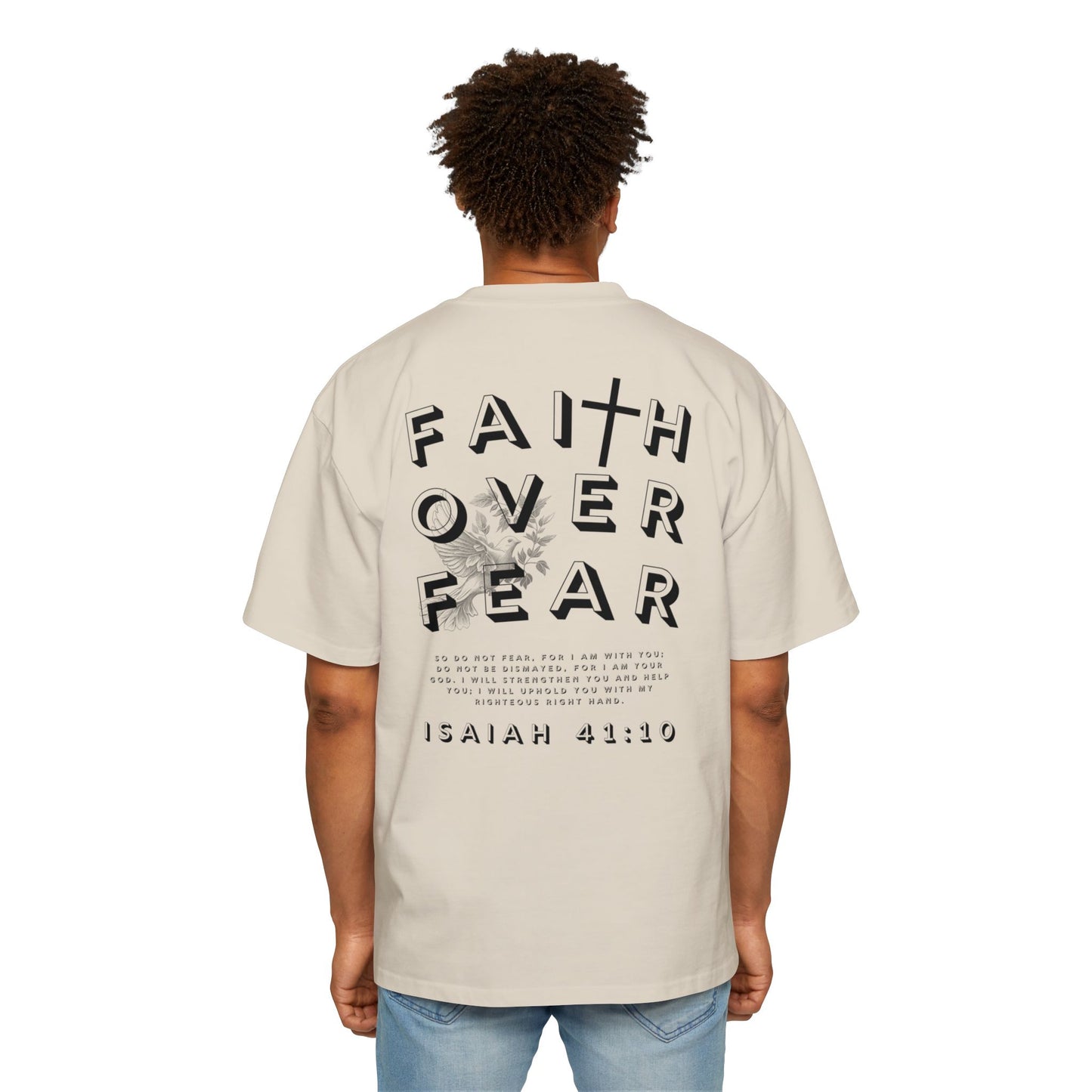 Faith Over Fear Oversized Tee