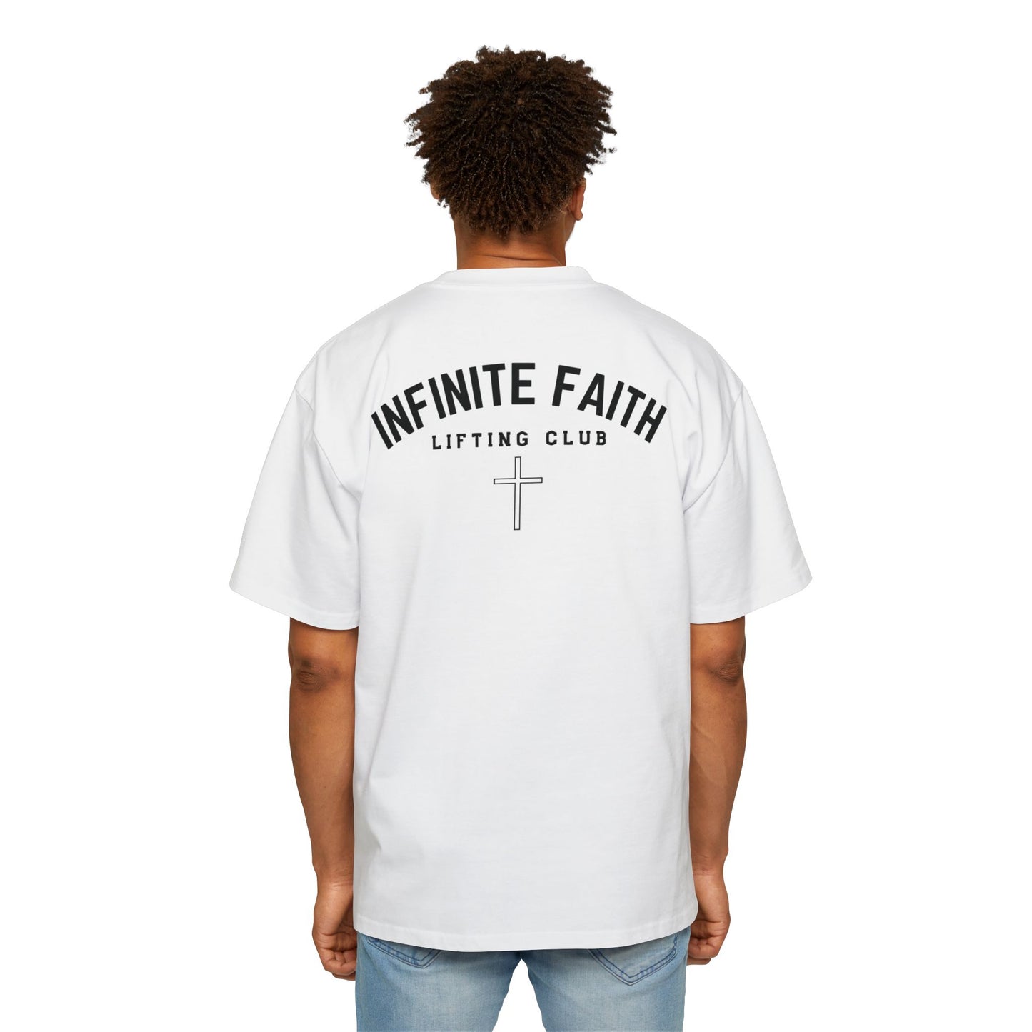 Infinite Faith Lifting Club Oversized Tee