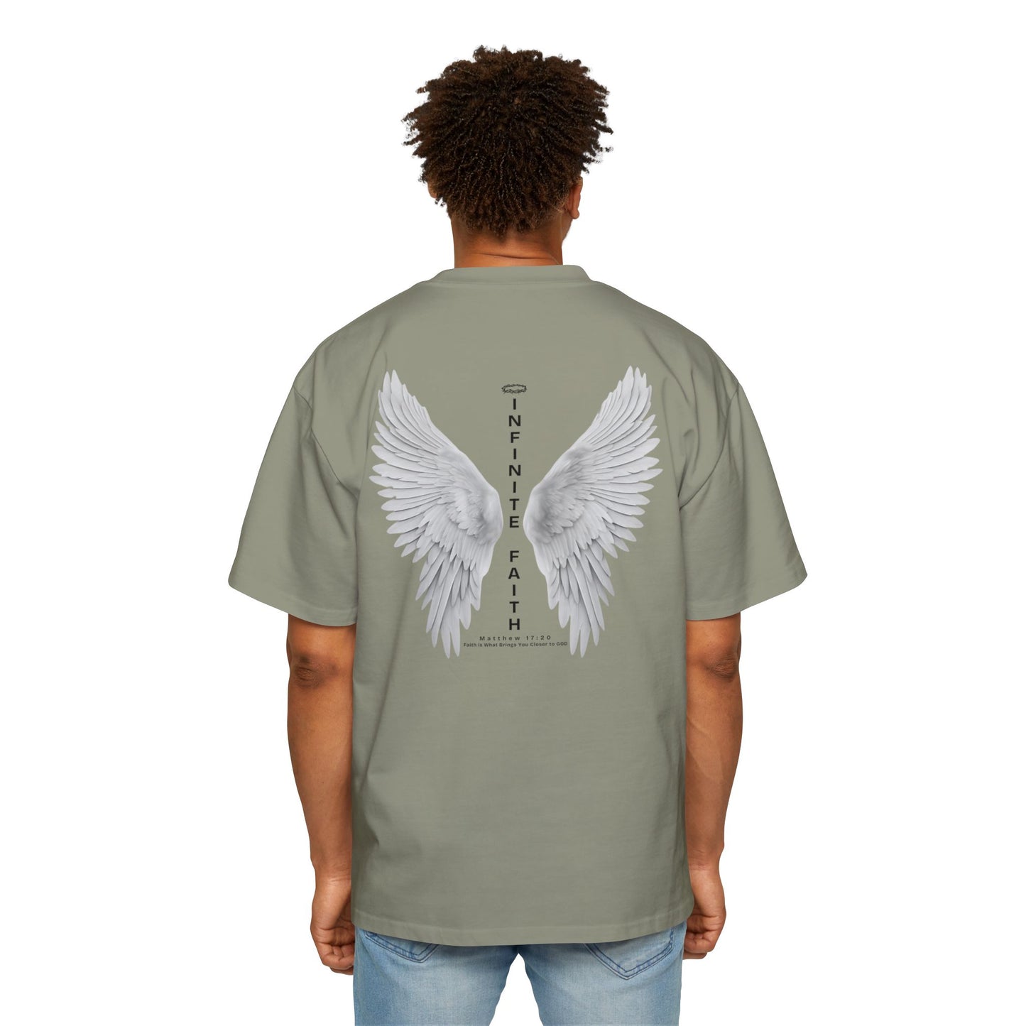 Angelic Infinite Faith Oversized Tee
