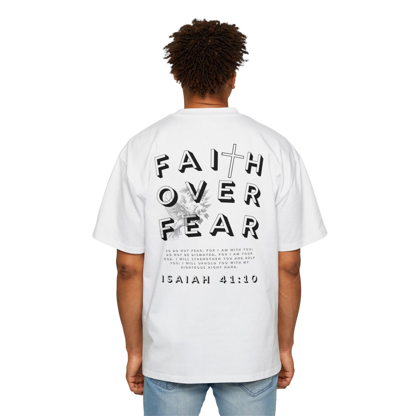 Faith Over Fear Oversized Tee