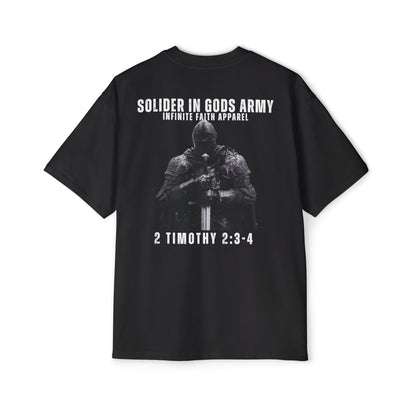 Soldier in God's Army Oversized Tee