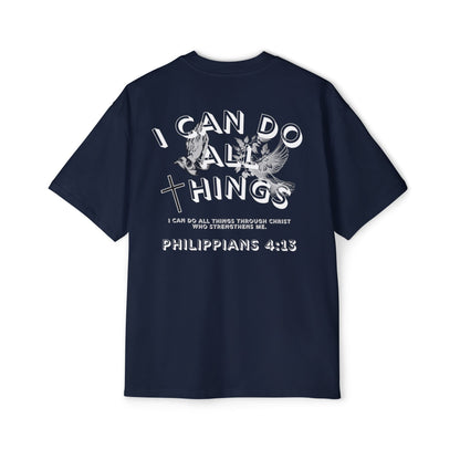 I Can Do All Things 'Philippians 4:13' Oversized Tee