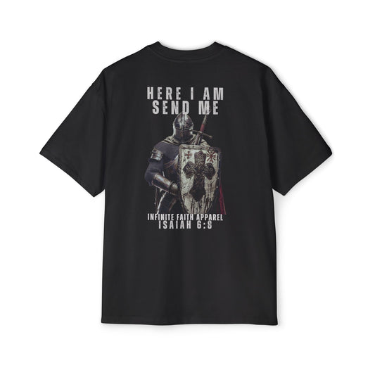 'Here I Am Send Me' Oversized Tee