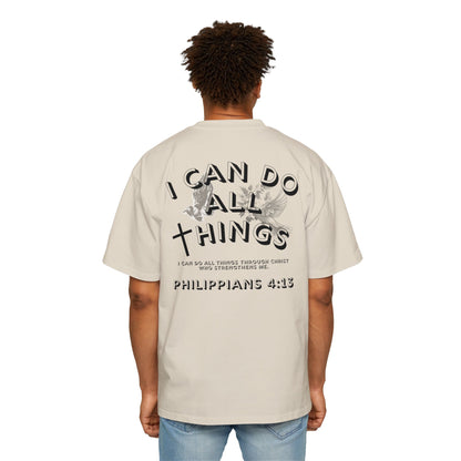 I Can Do All Things 'Philippians 4:13' Oversized Tee
